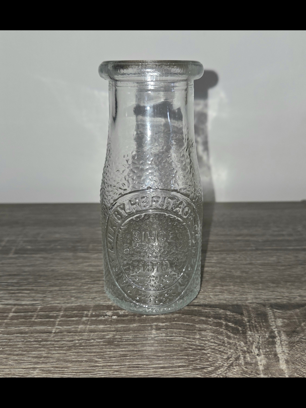 Heritage Milk Company 1810 Milk Bottle 5"
